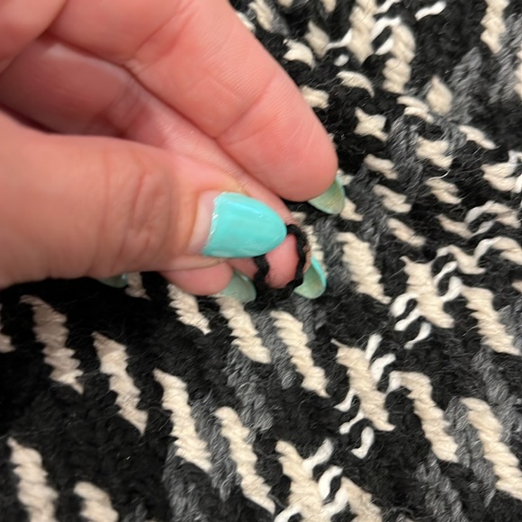 Karen Millen, oversize check wrap coat jacket size US 6, UK 10. - Picture 4 of 8